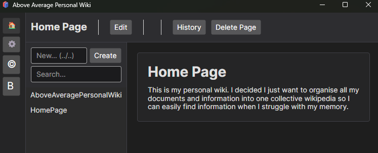 Introduction: Above Average Personal Wiki